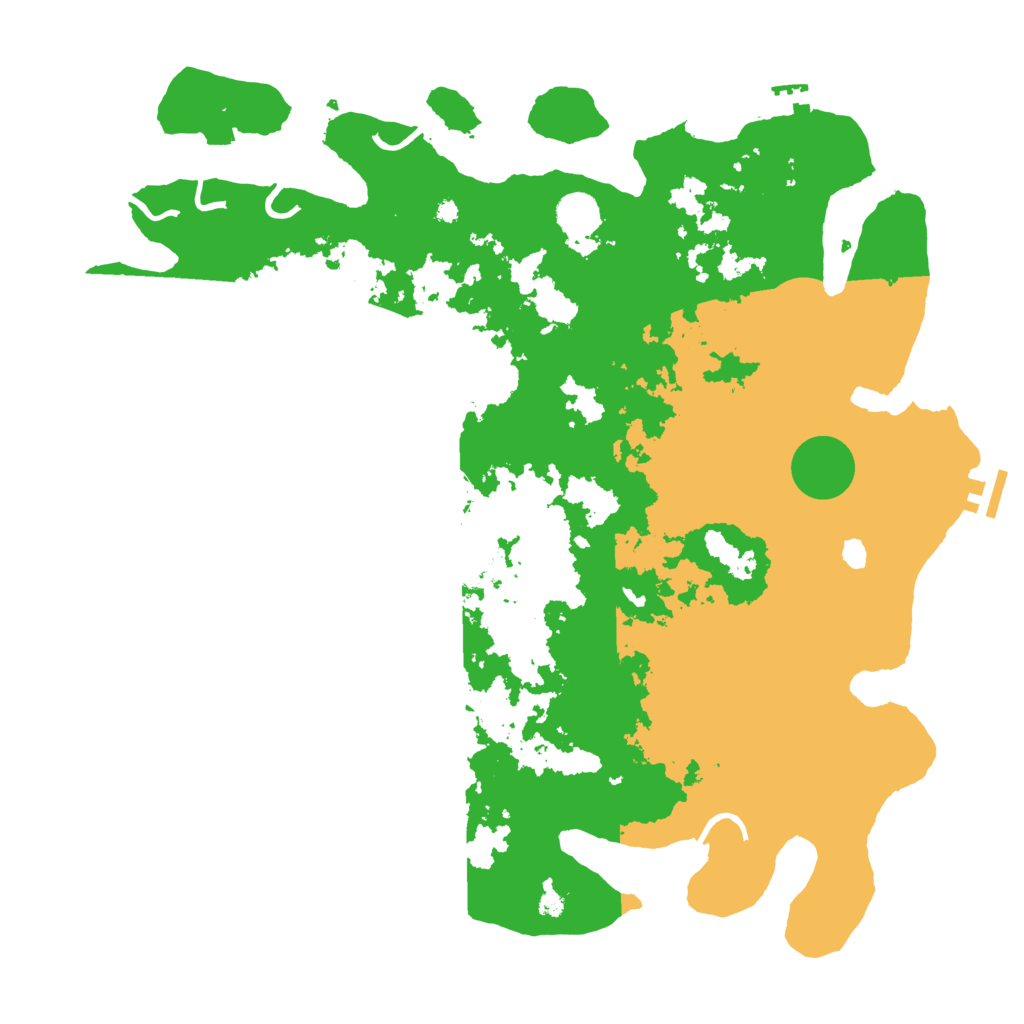 Biome Rust Map: Procedural Map, Size: 4250, Seed: 7921