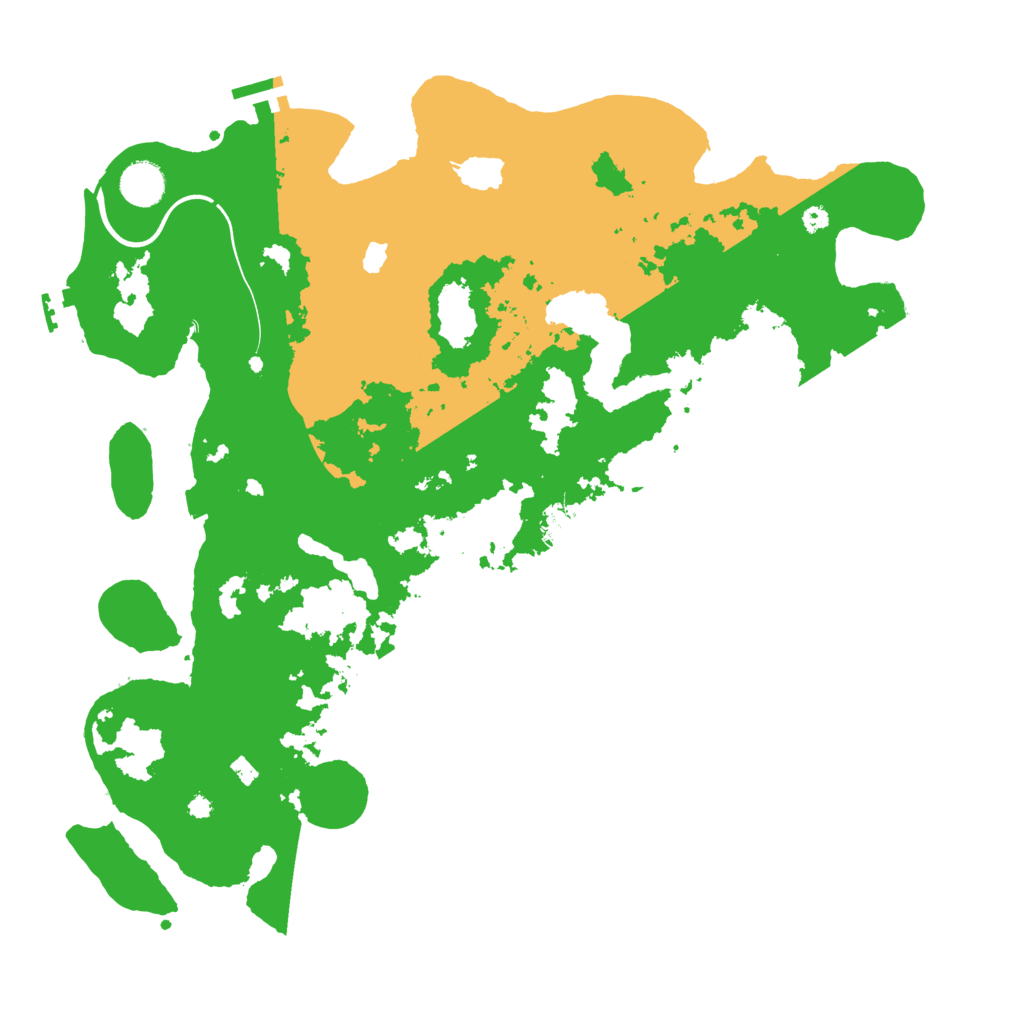 Biome Rust Map: Procedural Map, Size: 4000, Seed: 84829267