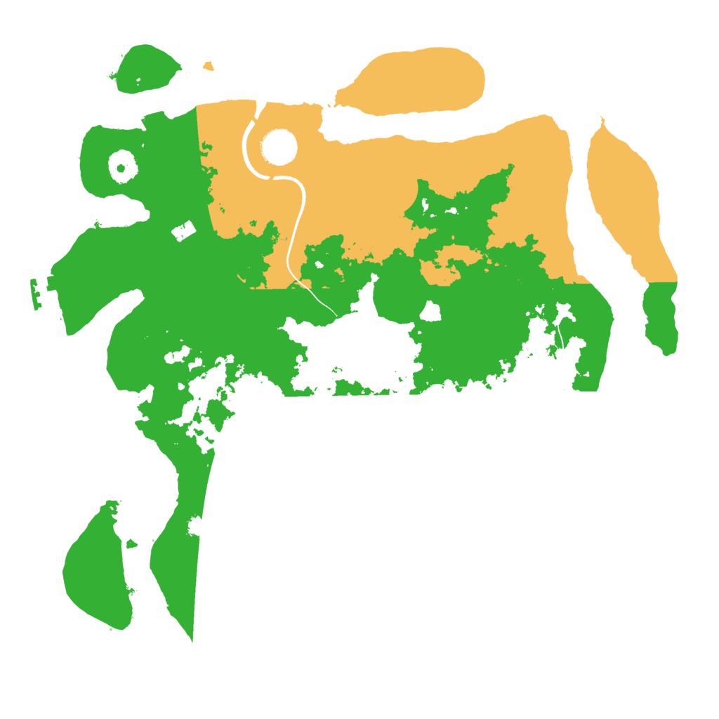 Biome Rust Map: Procedural Map, Size: 3500, Seed: 641142606