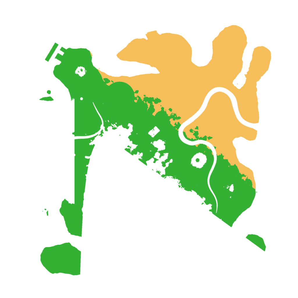 Biome Rust Map: Procedural Map, Size: 3000, Seed: 1637841077