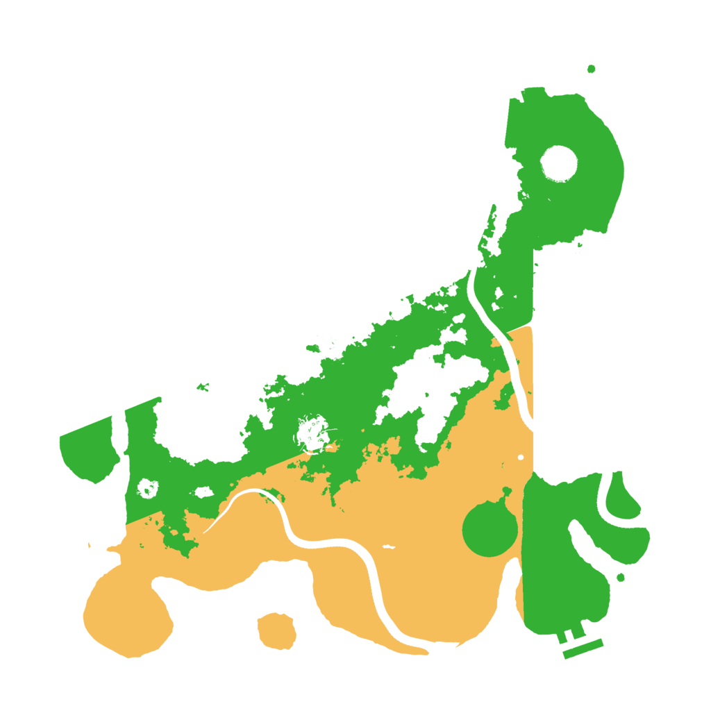 Biome Rust Map: Procedural Map, Size: 3500, Seed: 1455179789