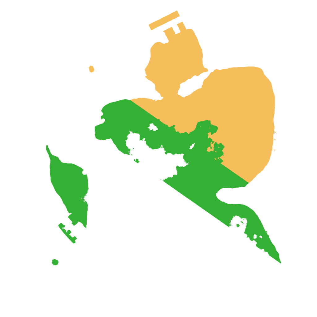 Biome Rust Map: Procedural Map, Size: 2000, Seed: 71670019