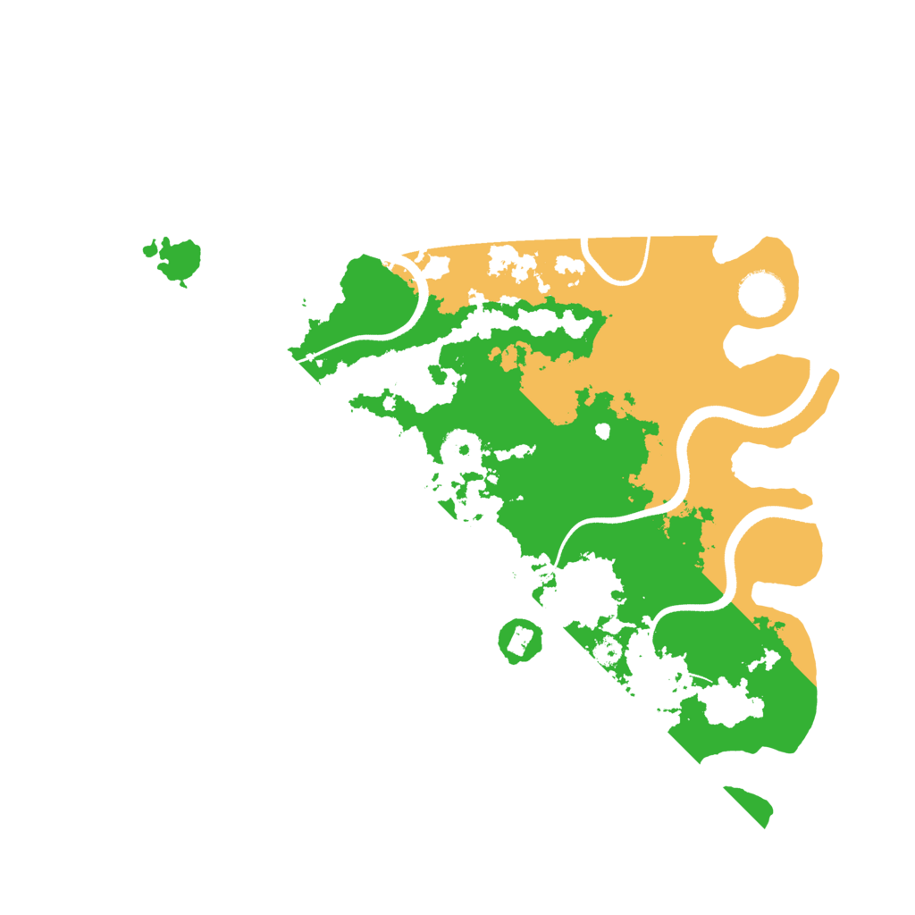 Biome Rust Map: Procedural Map, Size: 3500, Seed: 562285703