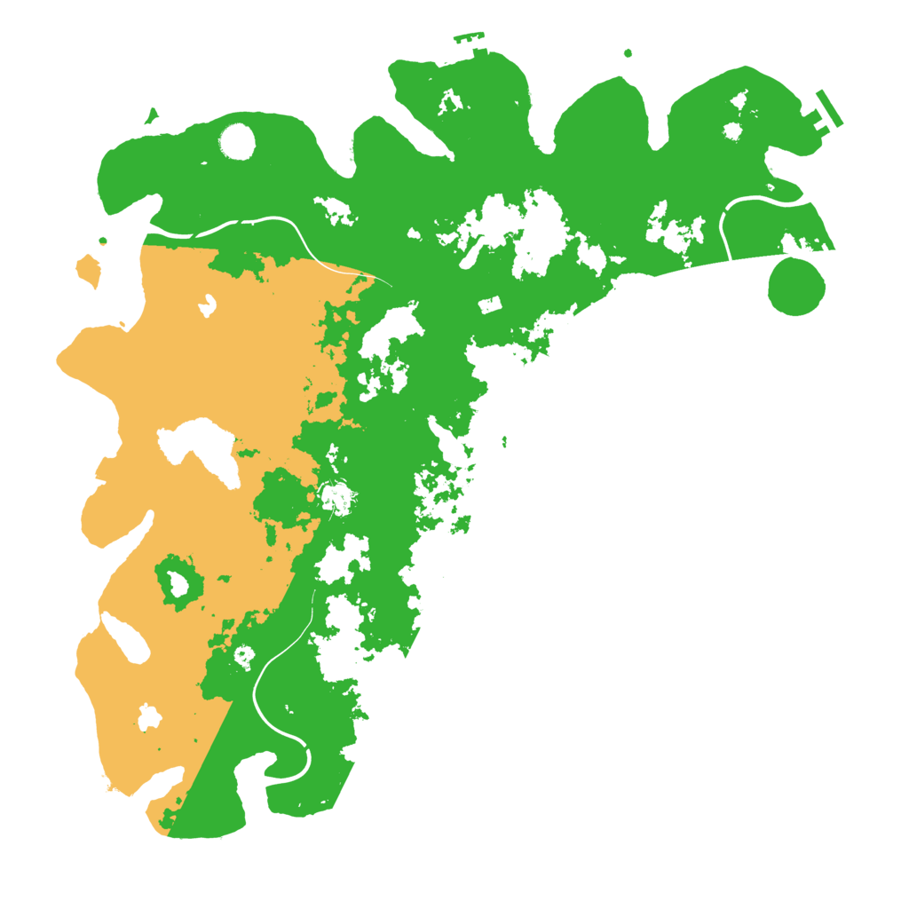 Biome Rust Map: Procedural Map, Size: 4500, Seed: 667148306