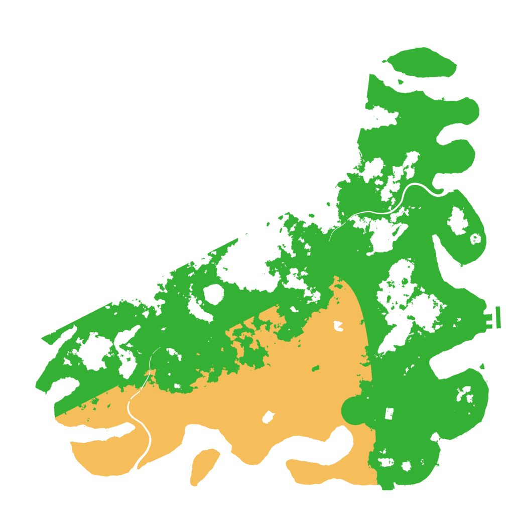 Biome Rust Map: Procedural Map, Size: 4750, Seed: 523