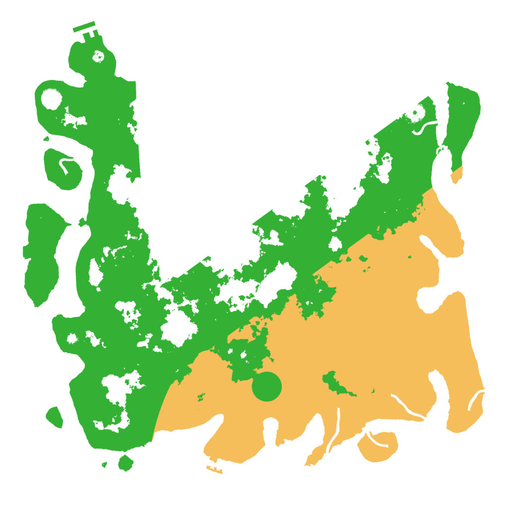 Biome Rust Map: Procedural Map, Size: 4500, Seed: 2049708329