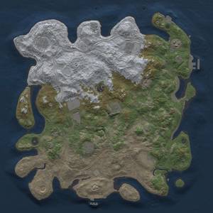 Thumbnail Rust Map: Procedural Map, Size: 4250, Seed: 1748757493, 19 Monuments