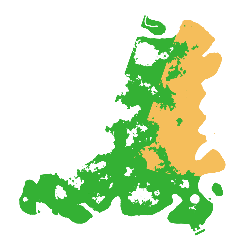 Biome Rust Map: Procedural Map, Size: 4500, Seed: 1260281084