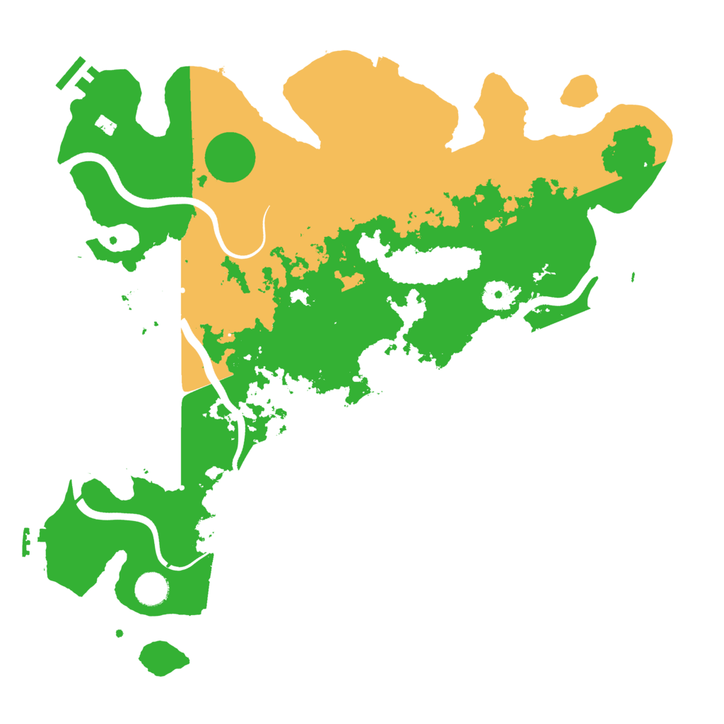 Biome Rust Map: Procedural Map, Size: 3800, Seed: 9632934