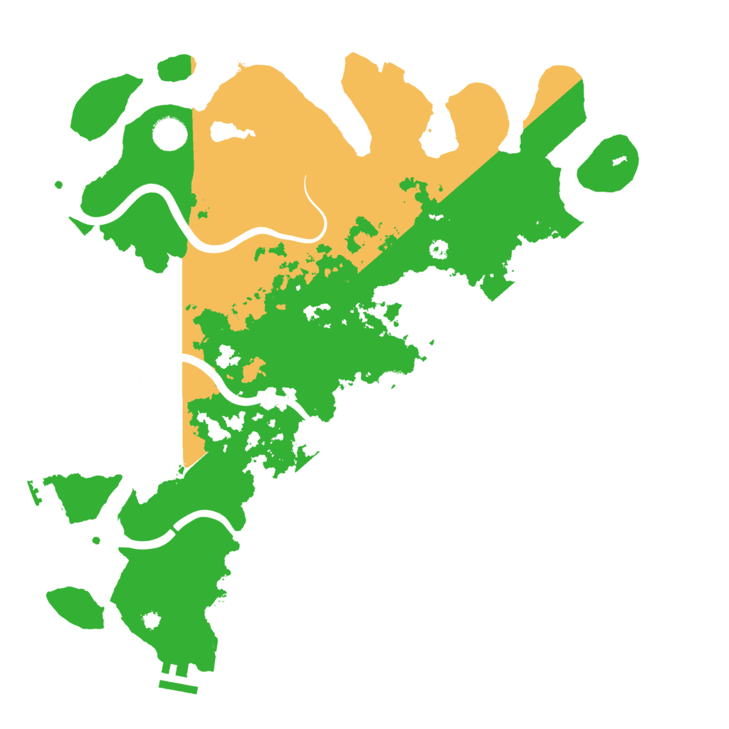 Biome Rust Map: Procedural Map, Size: 3800, Seed: 532064390