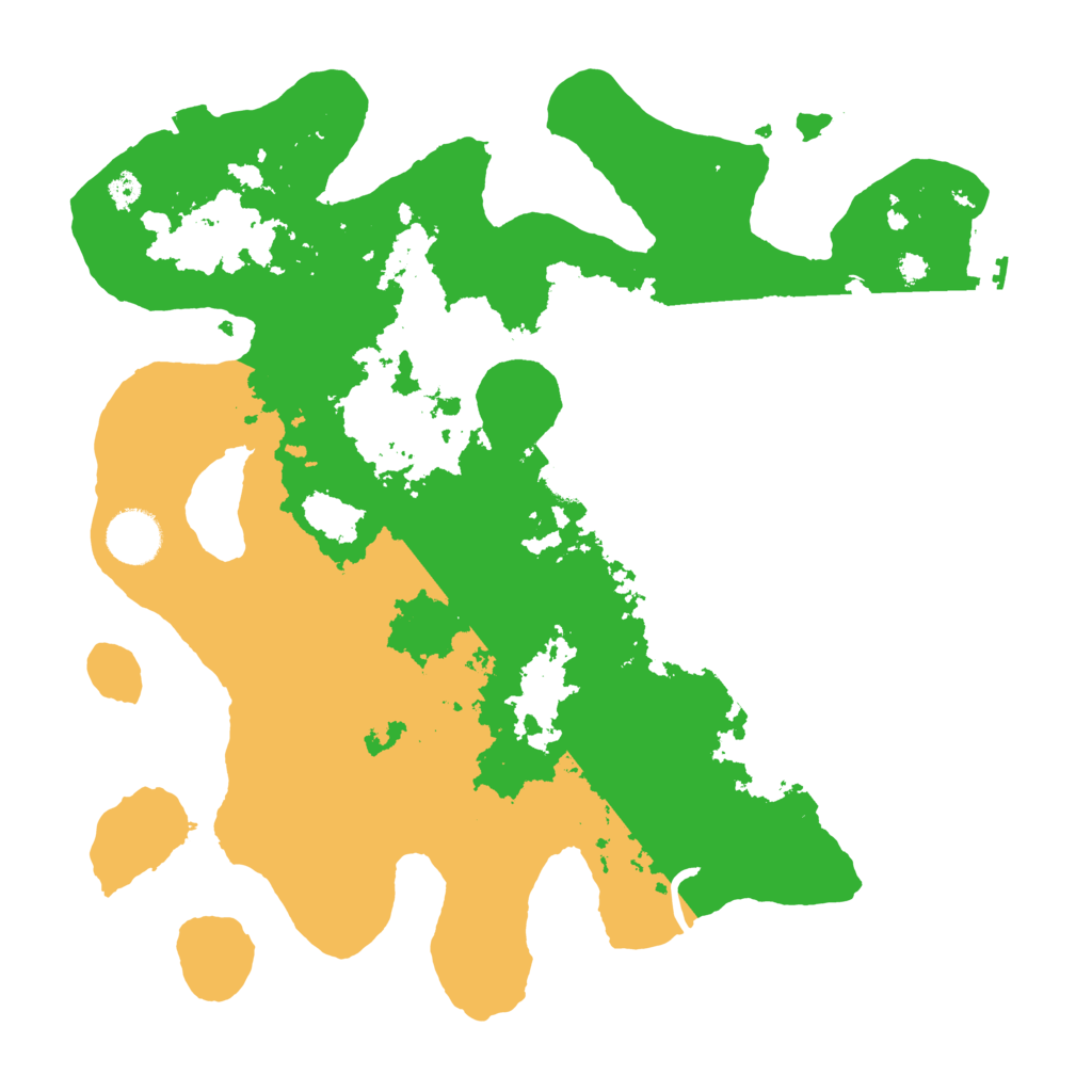 Biome Rust Map: Procedural Map, Size: 3500, Seed: 261564451