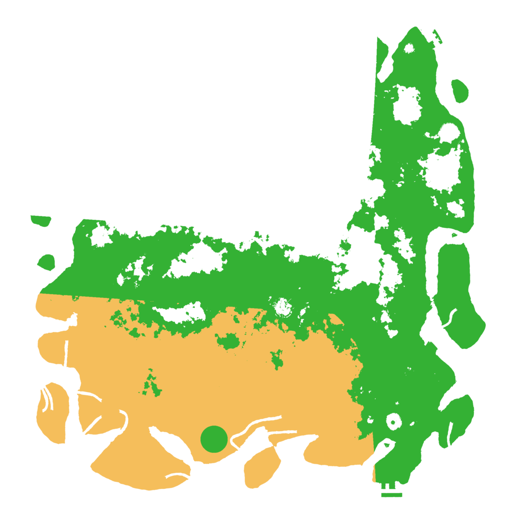 Biome Rust Map: Procedural Map, Size: 5000, Seed: 863555764