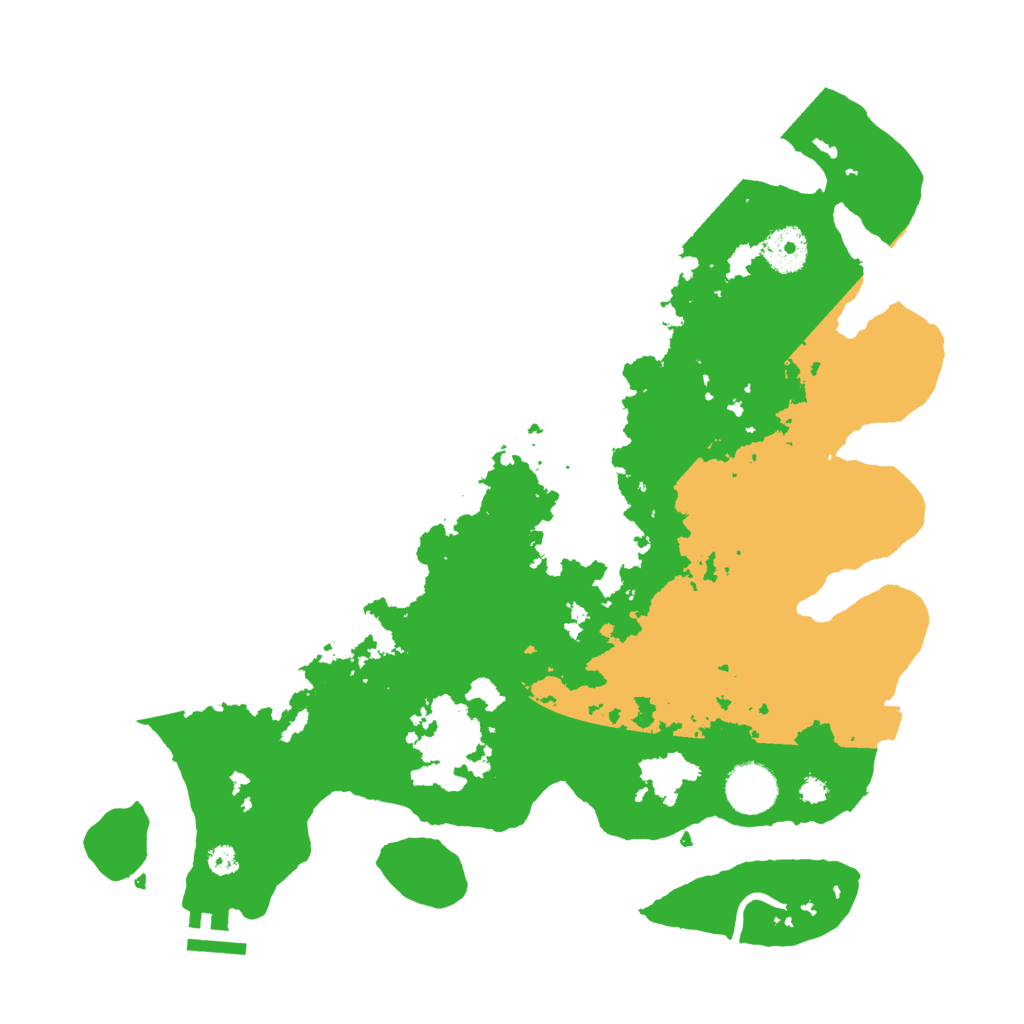 Biome Rust Map: Procedural Map, Size: 3500, Seed: 256887186