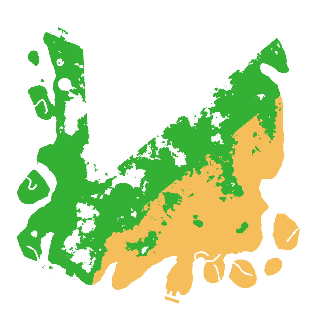 Biome Rust Map: Procedural Map, Size: 4250, Seed: 627540136