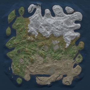 Thumbnail Rust Map: Procedural Map, Size: 4250, Seed: 1744291705, 18 Monuments