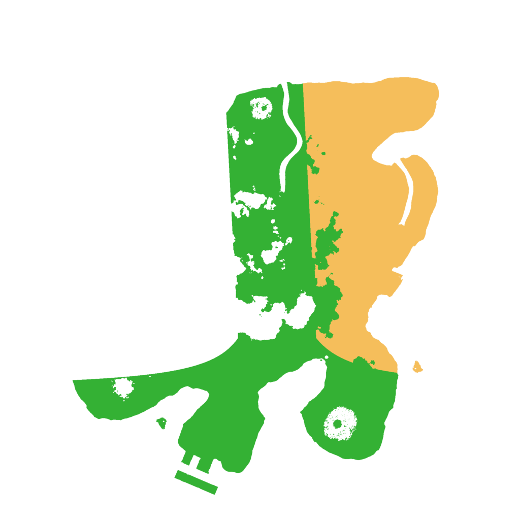 Biome Rust Map: Procedural Map, Size: 2400, Seed: 1772685371