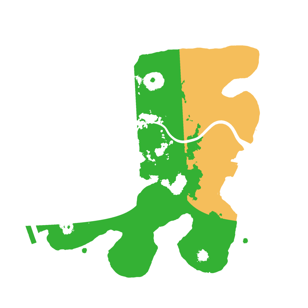 Biome Rust Map: Procedural Map, Size: 2400, Seed: 1772685371