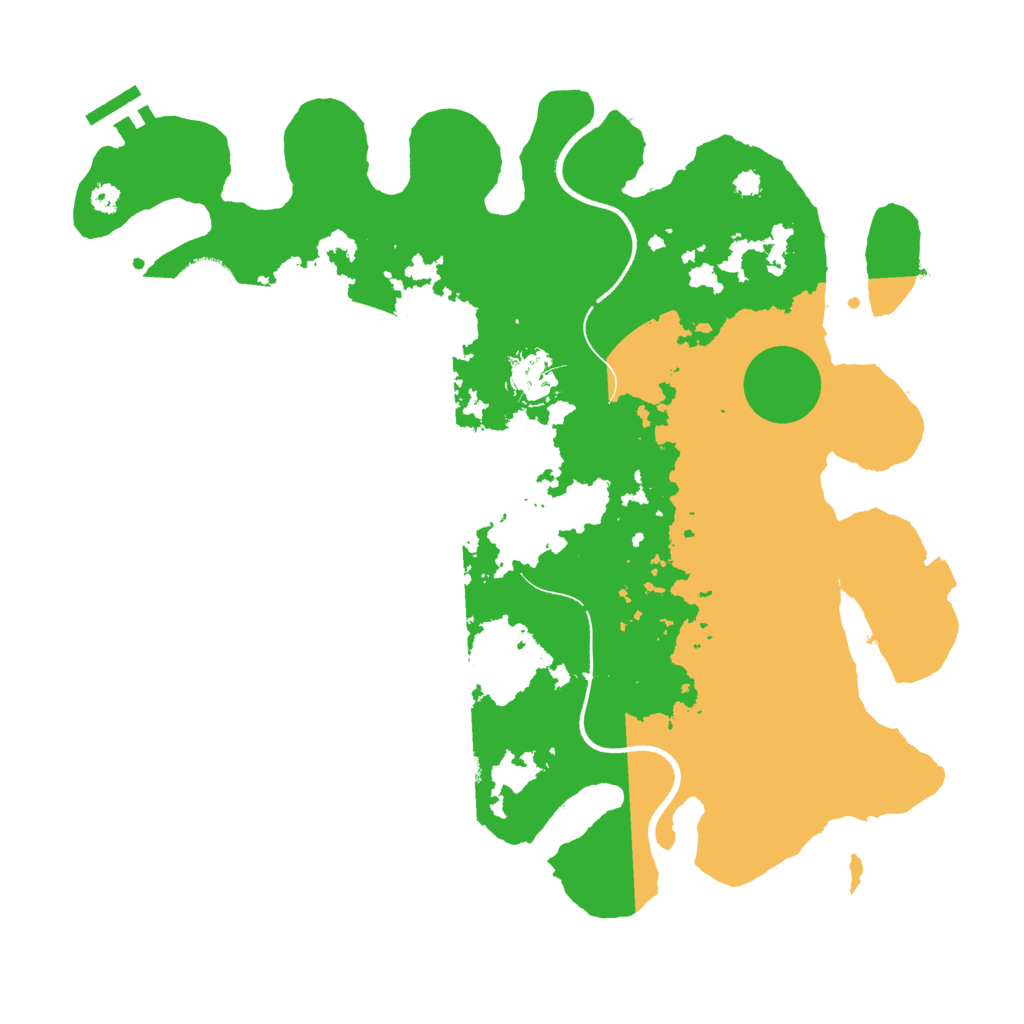 Biome Rust Map: Procedural Map, Size: 3500, Seed: 1560631129
