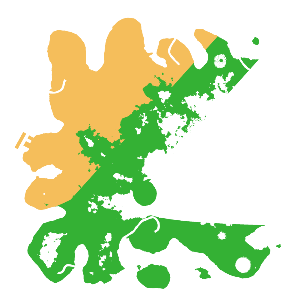 Biome Rust Map: Procedural Map, Size: 3500, Seed: 2142215574