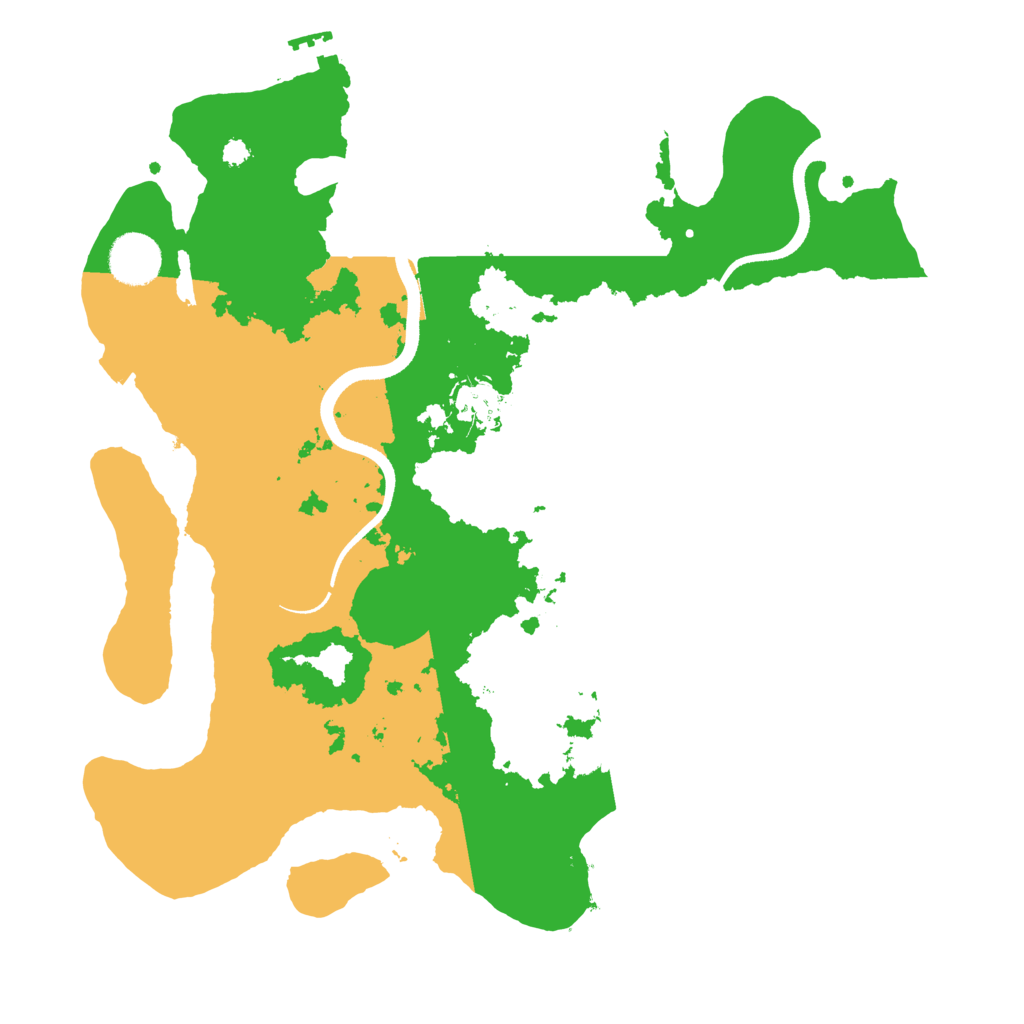 Biome Rust Map: Procedural Map, Size: 3500, Seed: 917228084