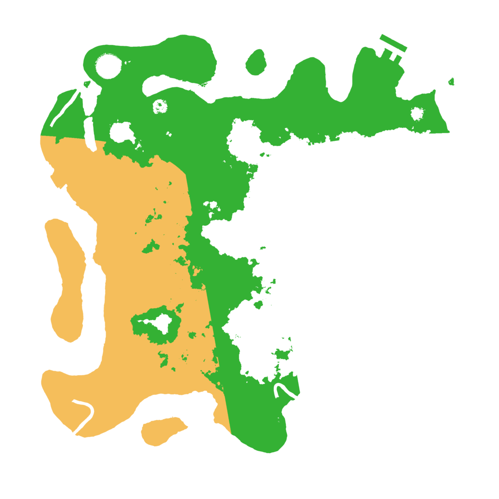 Biome Rust Map: Procedural Map, Size: 3500, Seed: 917228084