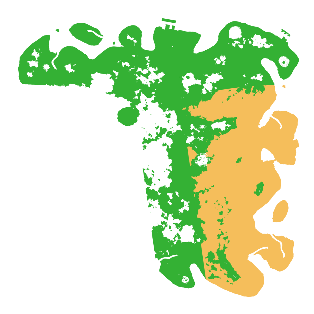 Biome Rust Map: Procedural Map, Size: 4500, Seed: 1144680971