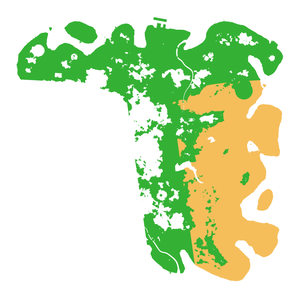 Biome Rust Map: Procedural Map, Size: 4500, Seed: 1144680971