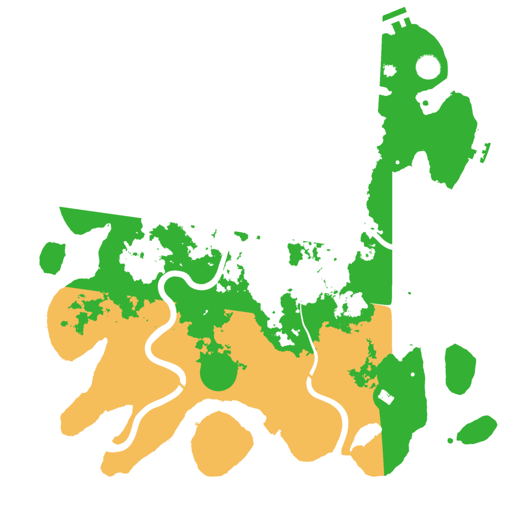 Biome Rust Map: Procedural Map, Size: 3750, Seed: 822390