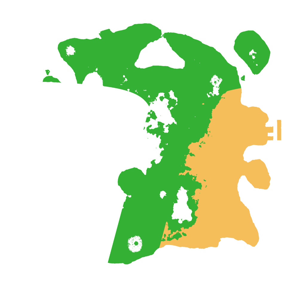 Biome Rust Map: Procedural Map, Size: 3000, Seed: 69218822