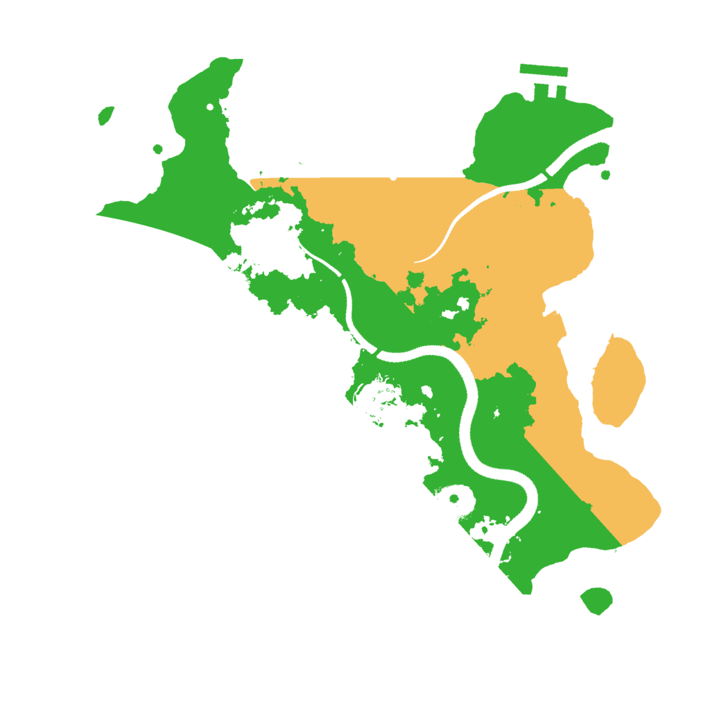 Biome Rust Map: Procedural Map, Size: 3000, Seed: 934857
