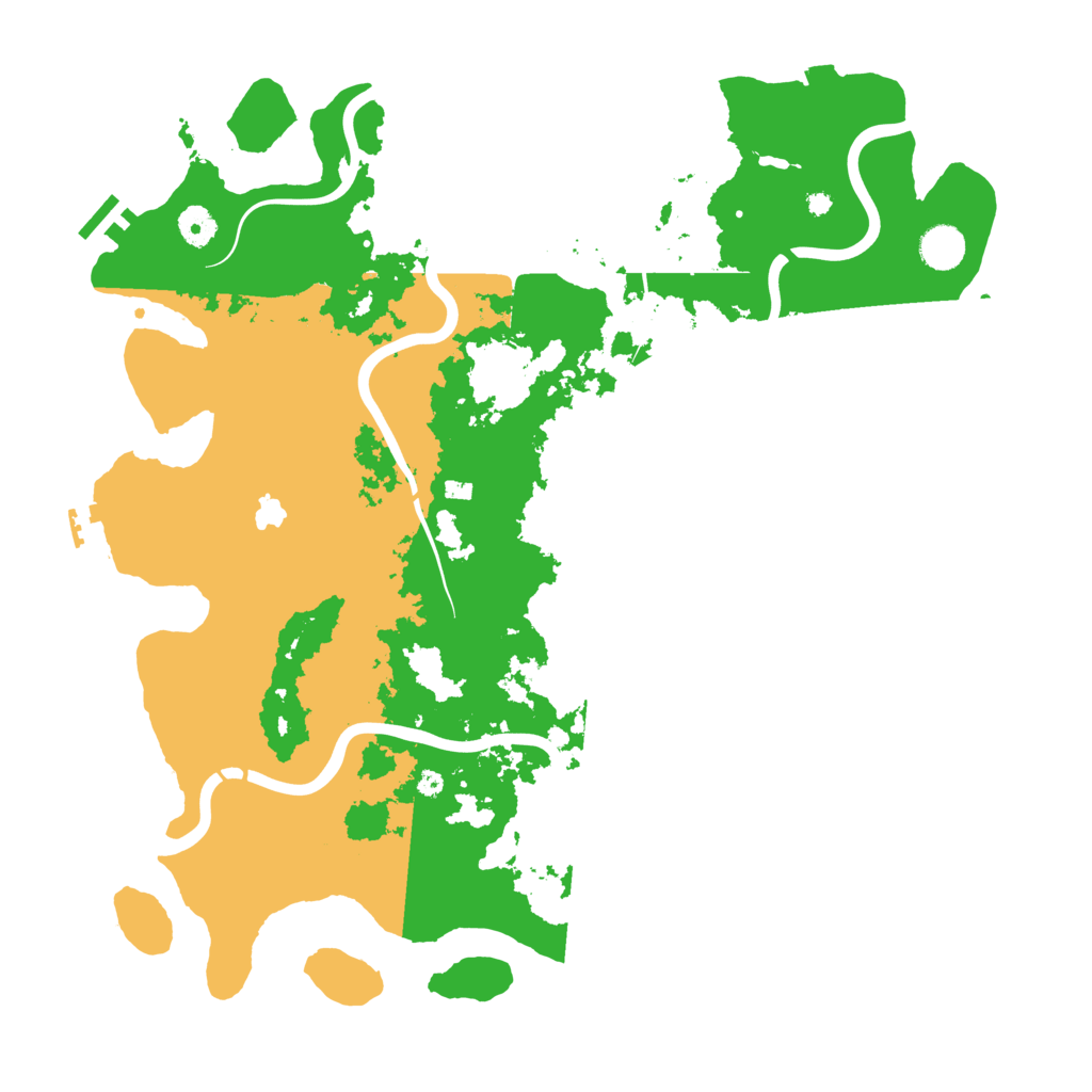 Biome Rust Map: Procedural Map, Size: 4250, Seed: 891543766