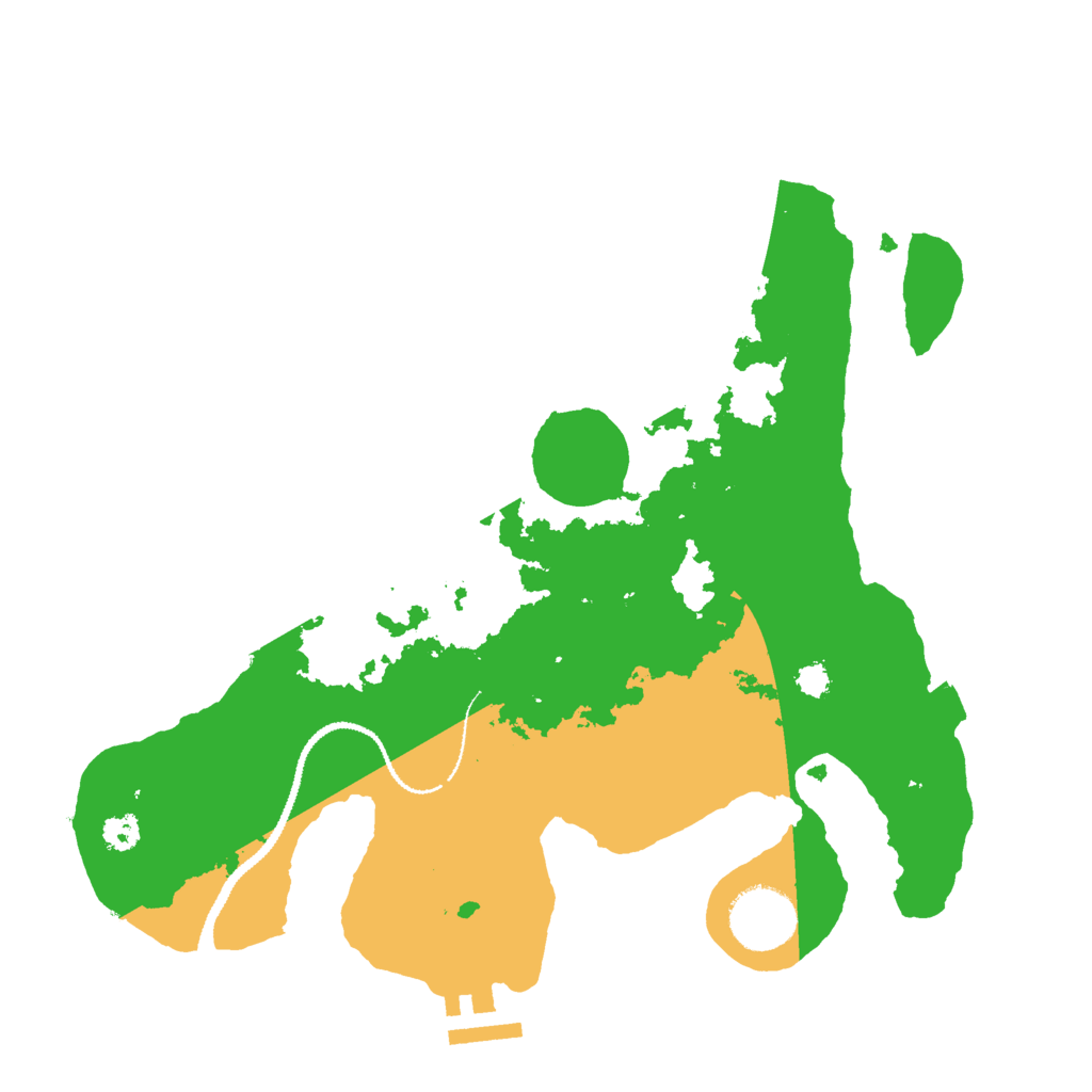 Biome Rust Map: Procedural Map, Size: 3000, Seed: 2469385