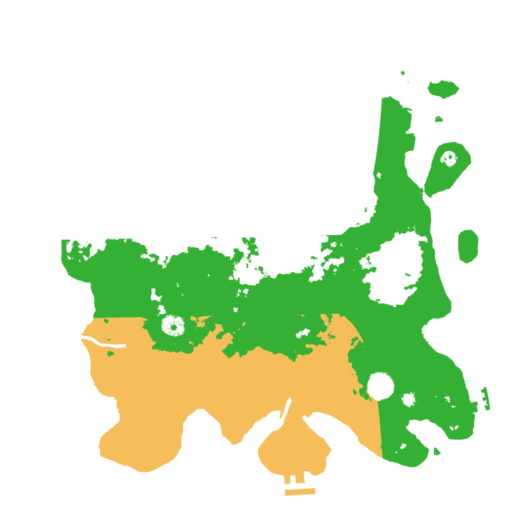 Biome Rust Map: Procedural Map, Size: 3500, Seed: 250206671