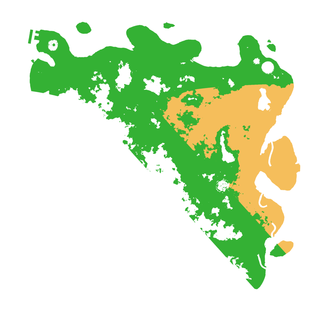 Biome Rust Map: Procedural Map, Size: 4500, Seed: 67961271