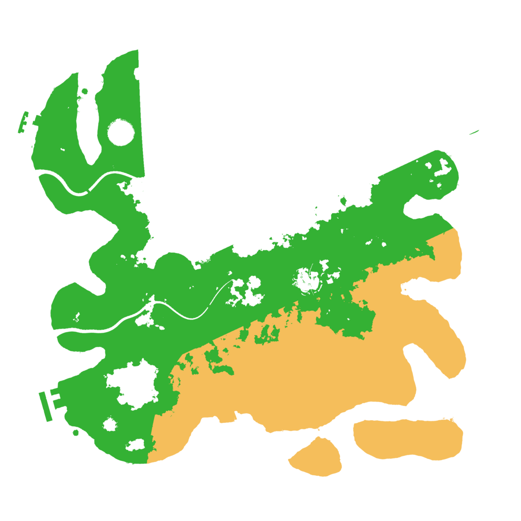 Biome Rust Map: Procedural Map, Size: 3500, Seed: 1657910834