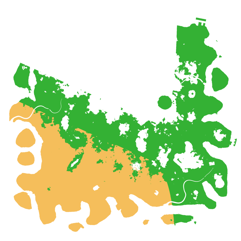 Biome Rust Map: Procedural Map, Size: 4750, Seed: 599262531