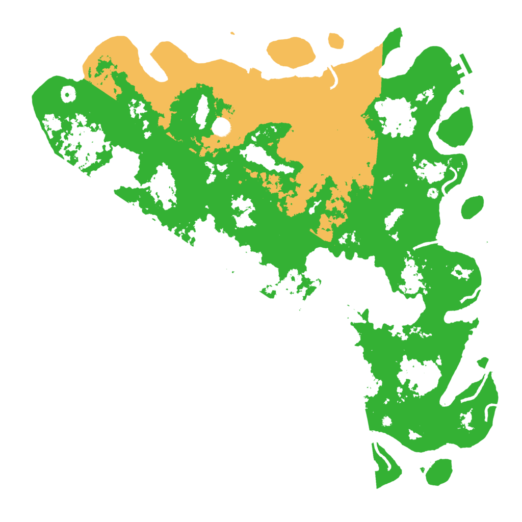 Biome Rust Map: Procedural Map, Size: 5000, Seed: 12724