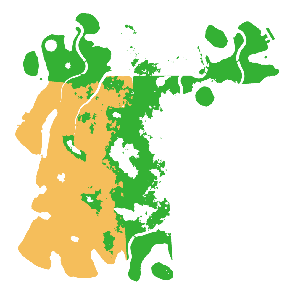 Biome Rust Map: Procedural Map, Size: 4500, Seed: 111033921