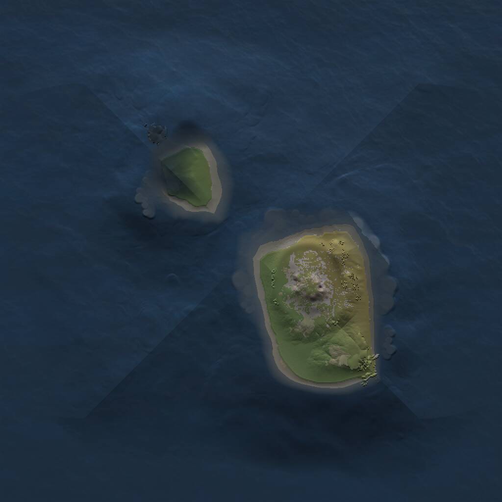 Rust Map: Procedural Map, Size: 1000, Seed: 20956440, 1 Monuments