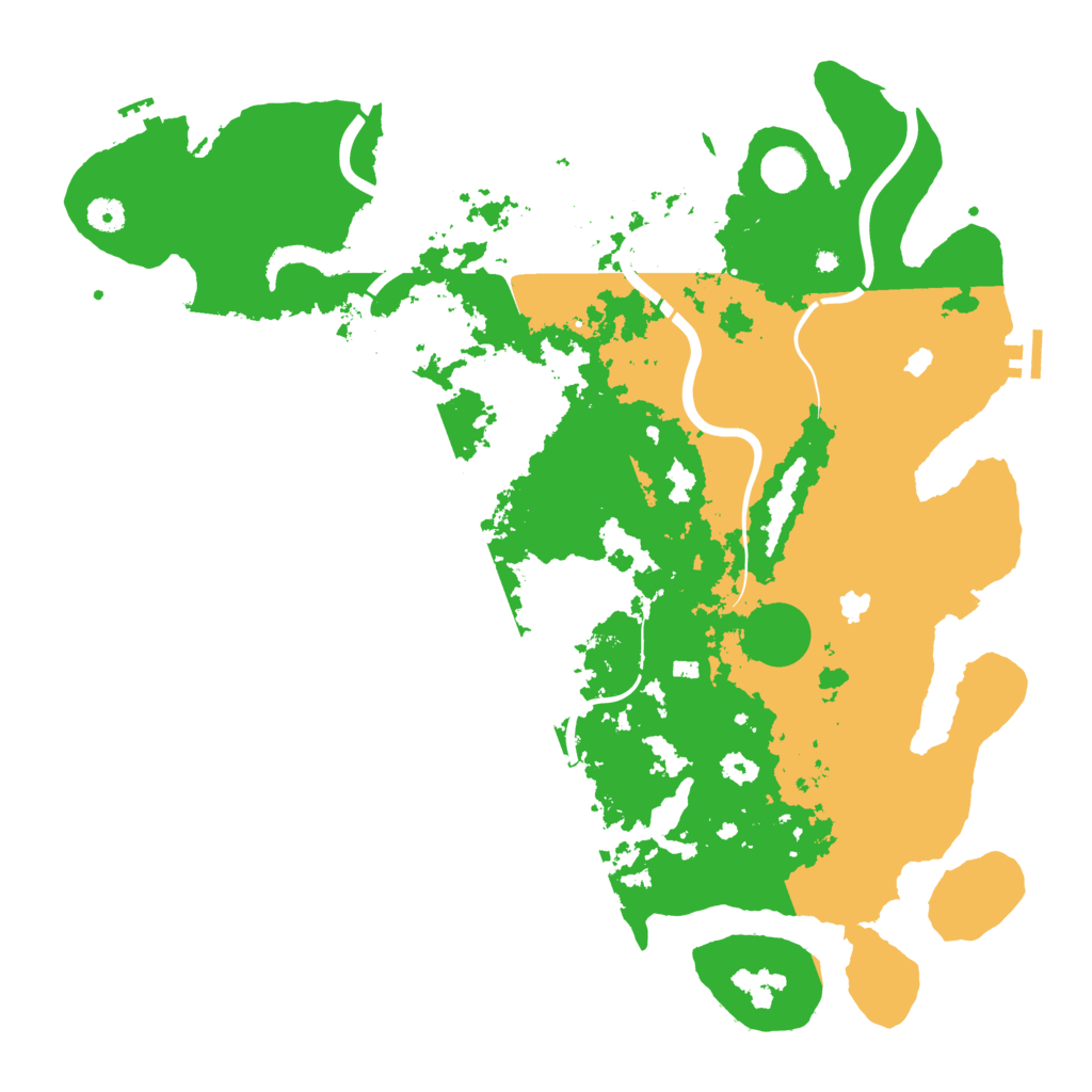 Biome Rust Map: Procedural Map, Size: 4500, Seed: 1298665107