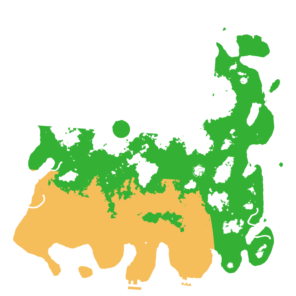 Biome Rust Map: Procedural Map, Size: 4500, Seed: 660692532