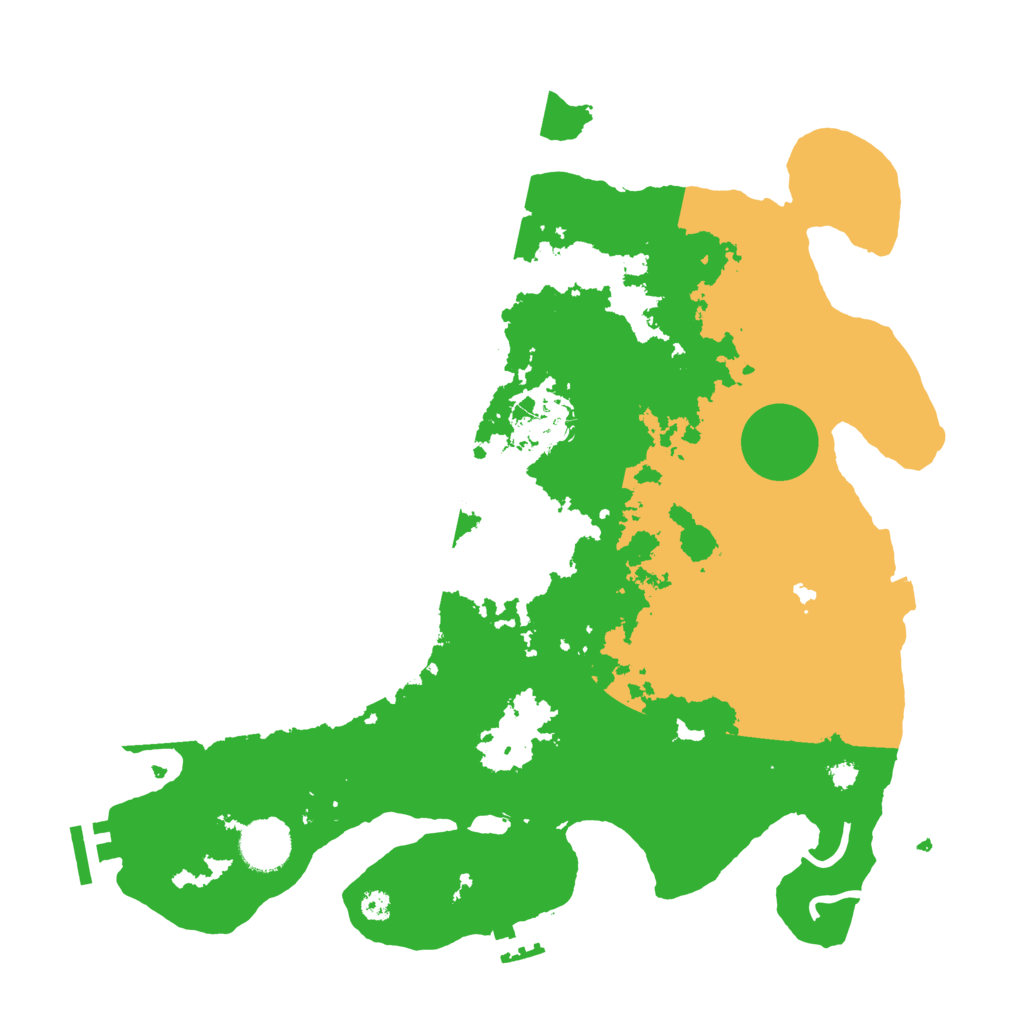 Biome Rust Map: Procedural Map, Size: 3500, Seed: 890832401