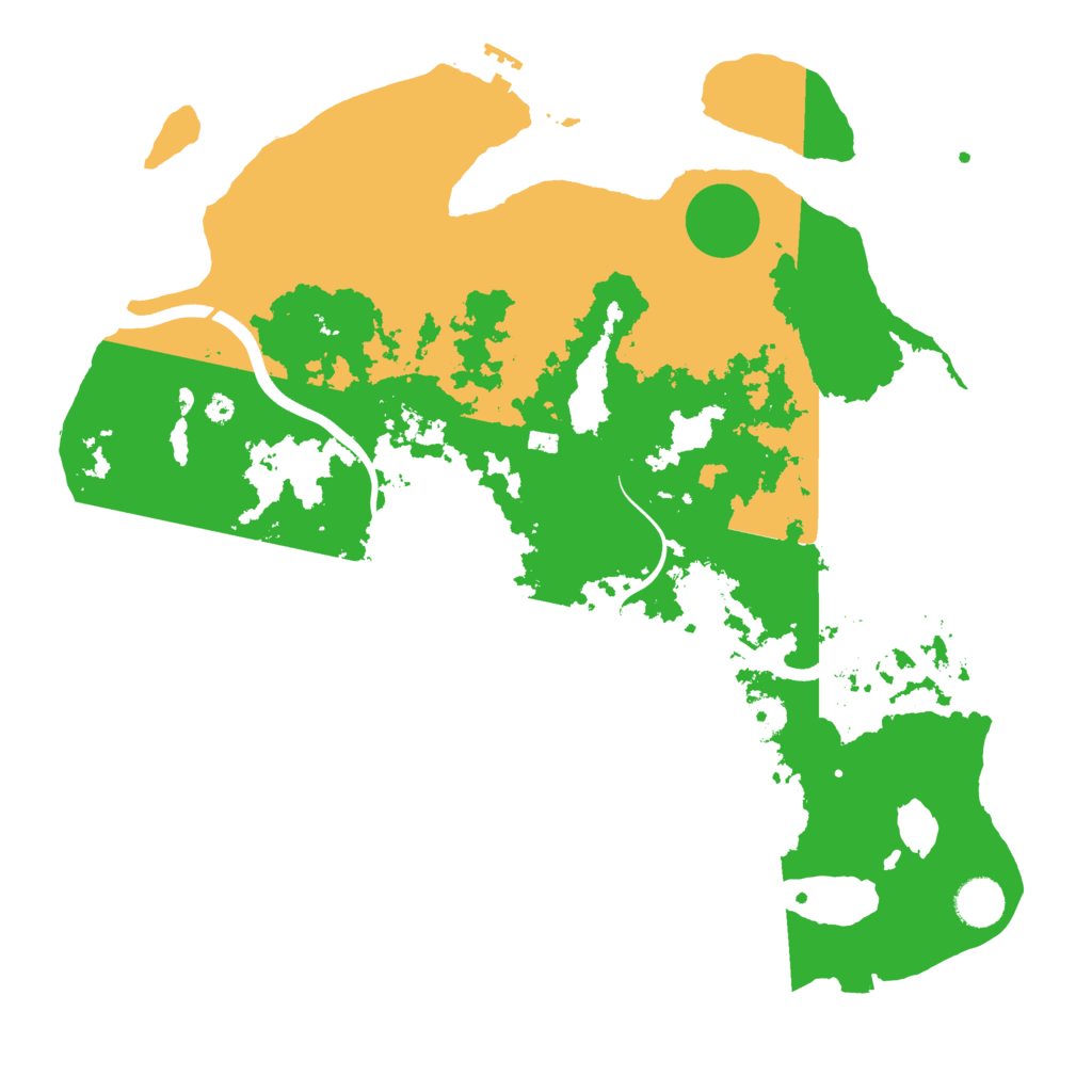 Biome Rust Map: Procedural Map, Size: 3900, Seed: 1892878628