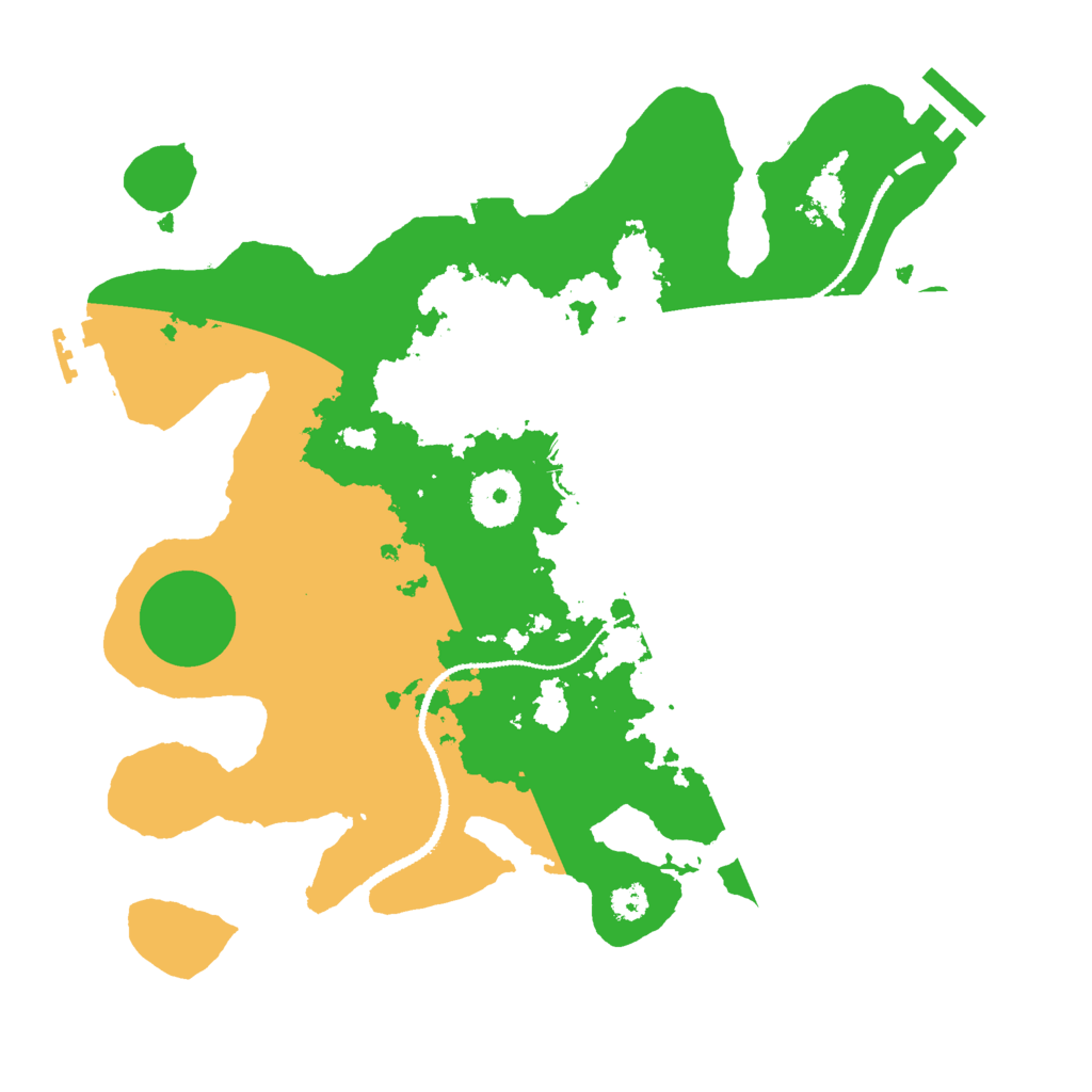 Biome Rust Map: Procedural Map, Size: 3000, Seed: 895511545