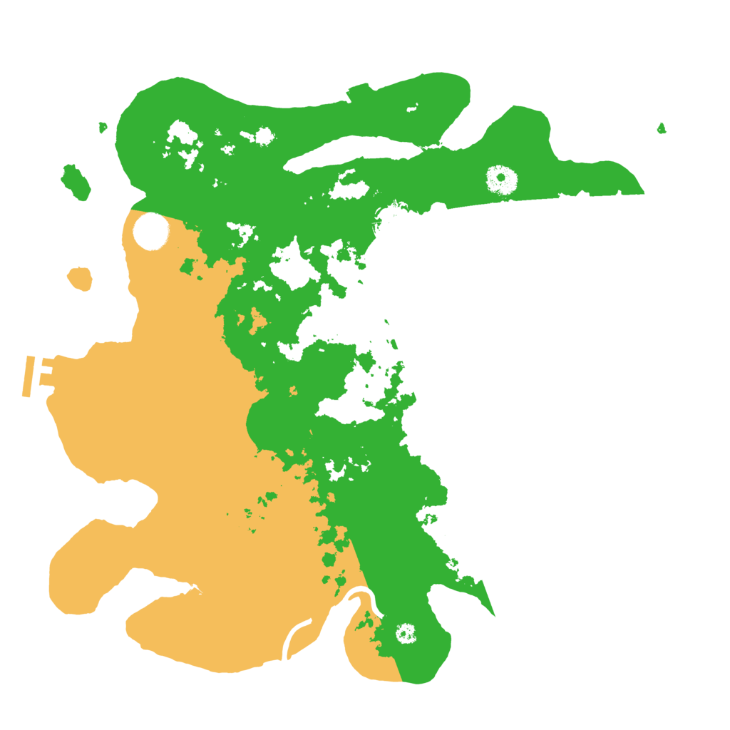 Biome Rust Map: Procedural Map, Size: 3600, Seed: 92720920