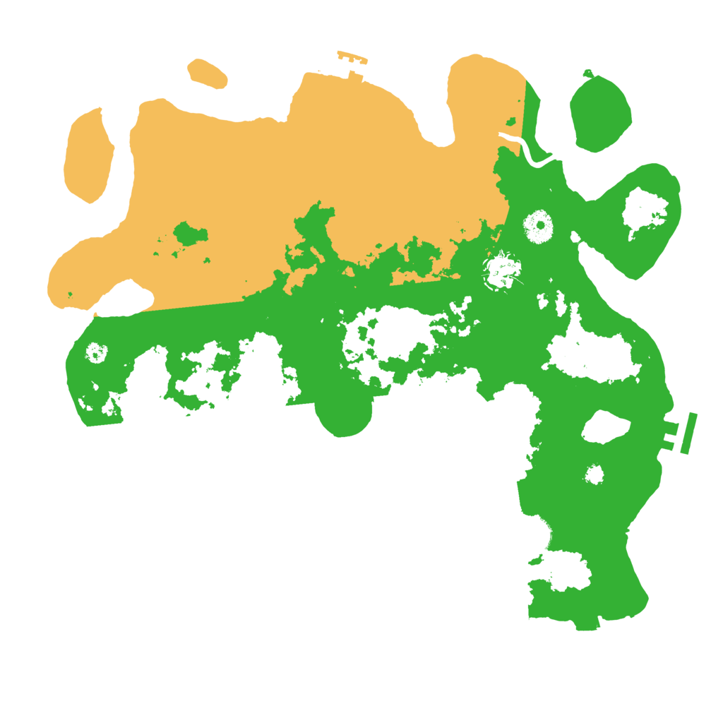 Biome Rust Map: Procedural Map, Size: 3500, Seed: 218354493