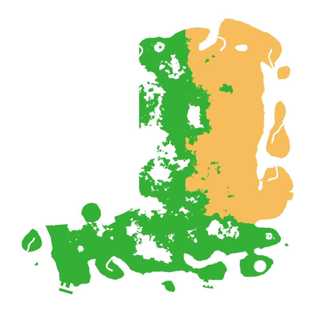 Biome Rust Map: Procedural Map, Size: 4500, Seed: 1999215901