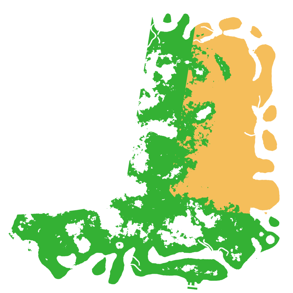 Biome Rust Map: Procedural Map, Size: 6000, Seed: 316935391