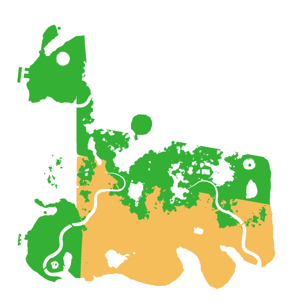 Biome Rust Map: Procedural Map, Size: 4000, Seed: 2005703322