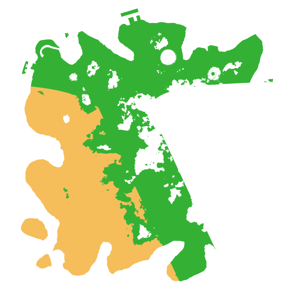 Biome Rust Map: Procedural Map, Size: 3500, Seed: 914853554